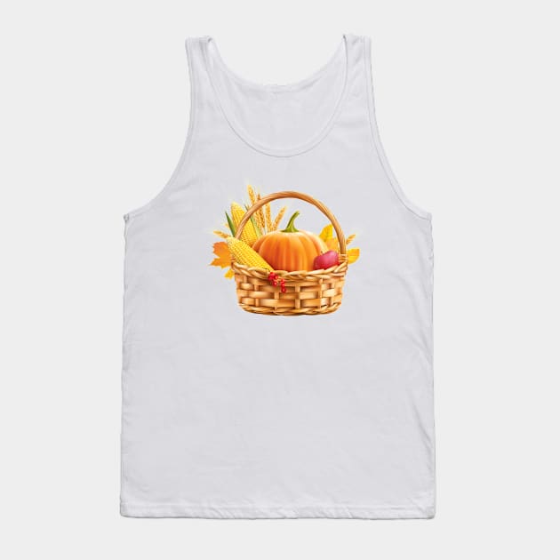 A Basketful of Autumn Fruits Tank Top by designsbycreation